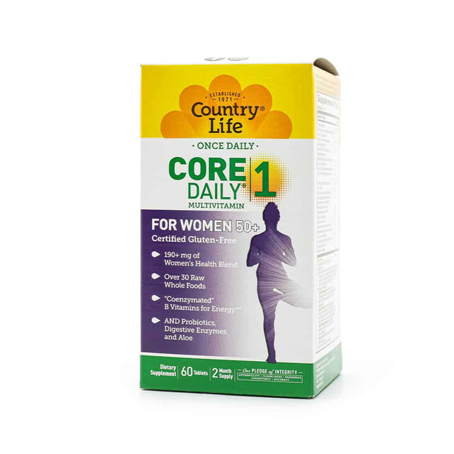 country life core daily-1® for women 50+ 60 tablets