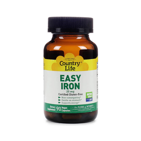 country life easy iron 25mg 90 capsules