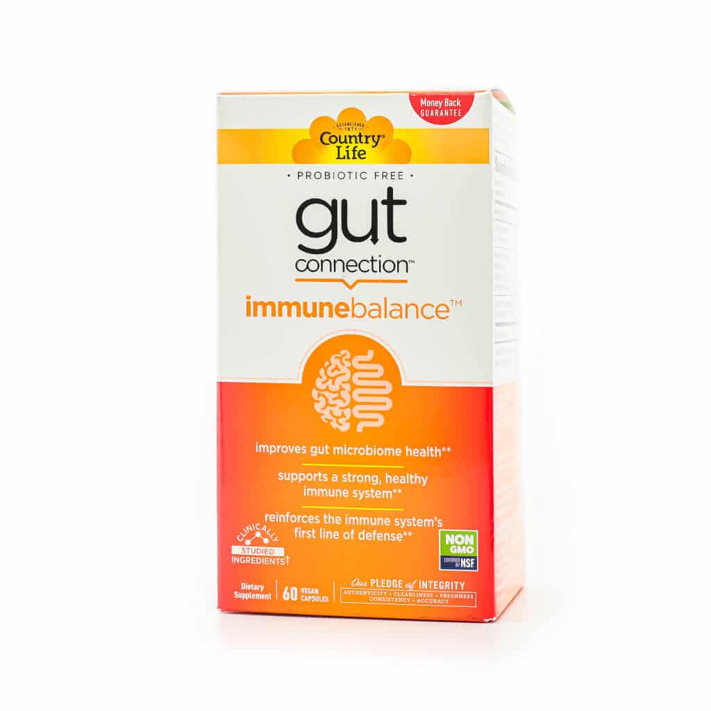 country life gut connection™ immune balance™ 60 capsules