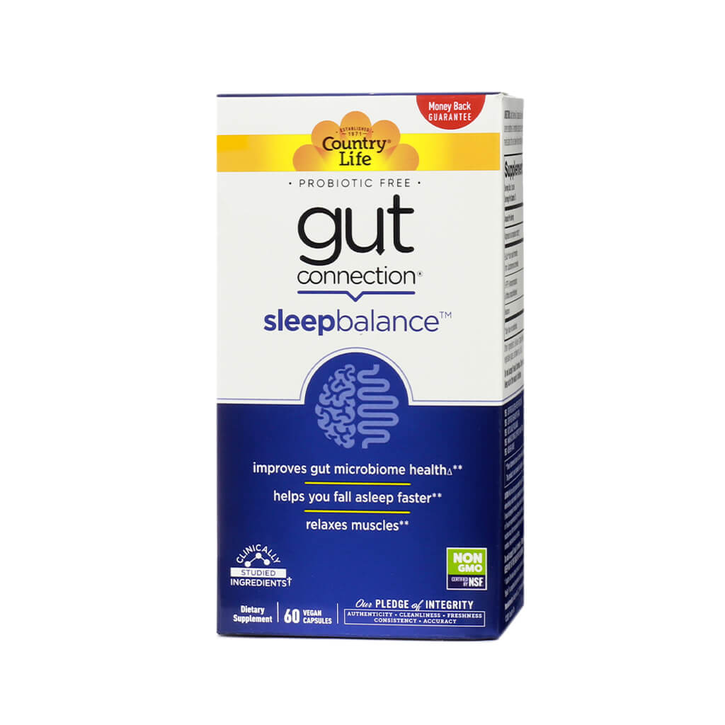 country life gut connection™ sleep balance™ 60 capsules