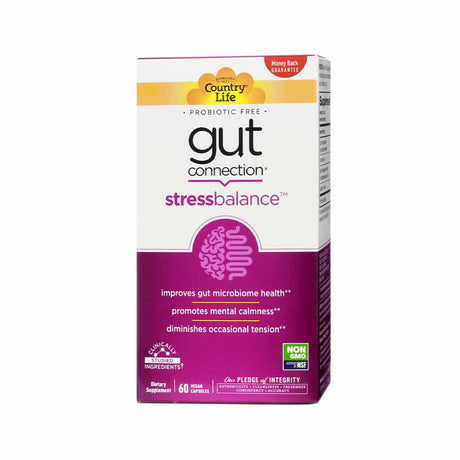 country life gut connection™ stress balance™ 60 capsules