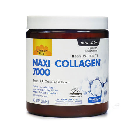 country life maxi-collagen® 7000 powder 7.5 ounces flavorless