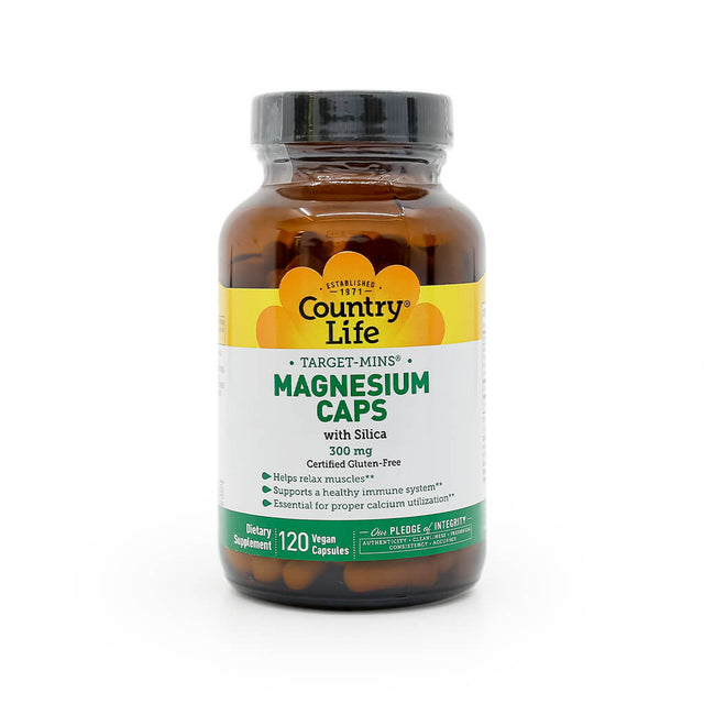 country life target-mins® magnesium caps 300mg 120 capsules