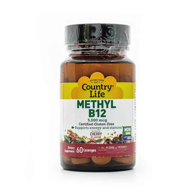 country life methyl b-12 lozenges 5000 mcg 60 lozenges cherry flavor