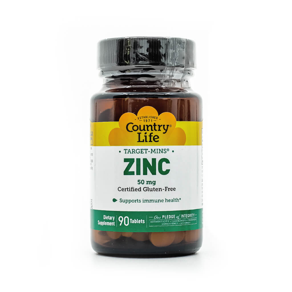 country life zinc 50mg 90 tablets