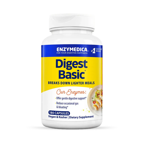 Enzymedica Digest Basic 180 capsules bottle front label