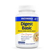 Enzymedica Digest Basic 90 capsules bottle with yellow and blue label, gentle digestive enzyme supplement