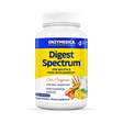 Enzymedica Digest Spectrum 120 capsules bottle with yellow and blue label, enzymes for multiple food intolerances