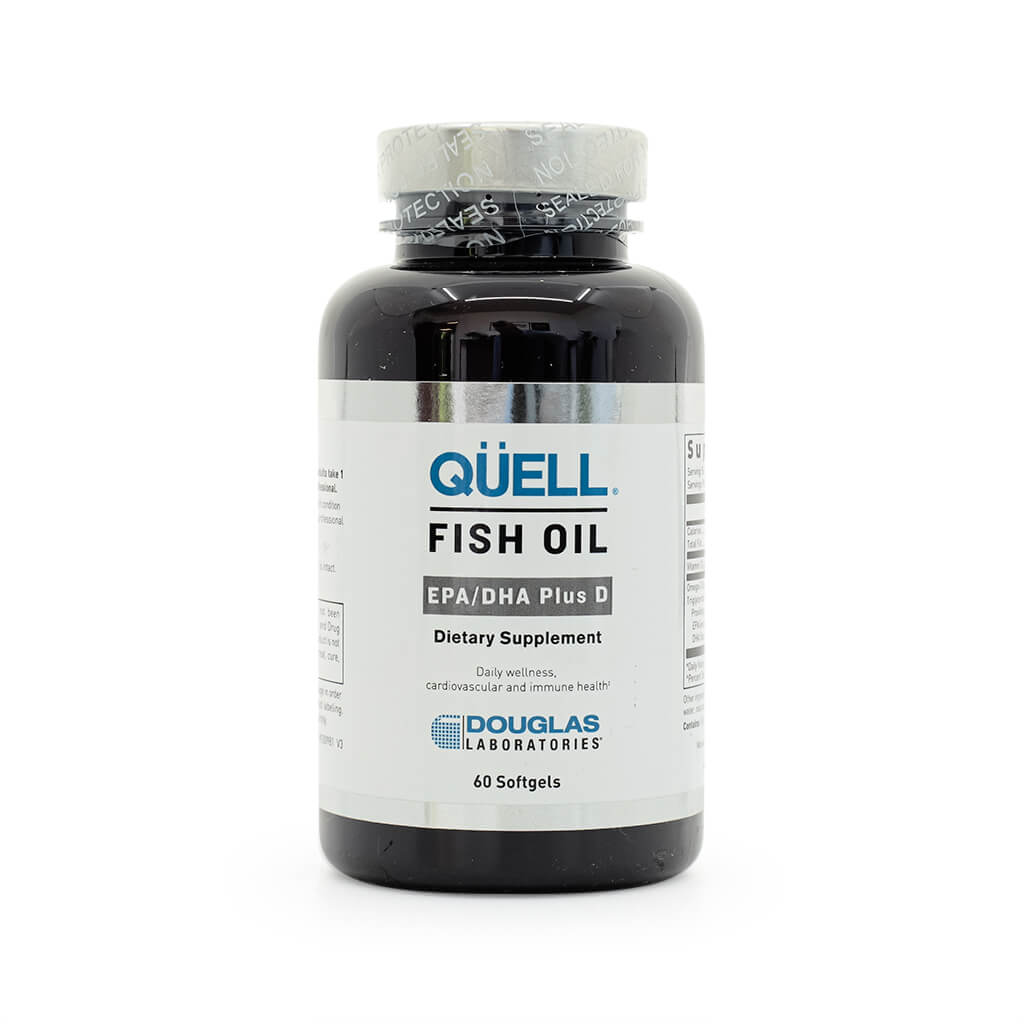 douglas laboratories quell fish oil epa/dha plus vitamin d 60 softgels