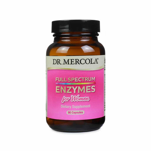 dr. mercola full spectrum enzymes for women 90 capsules 90 day supply