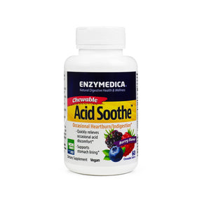 enzymedica acid soothe berry 60 chewable tablets