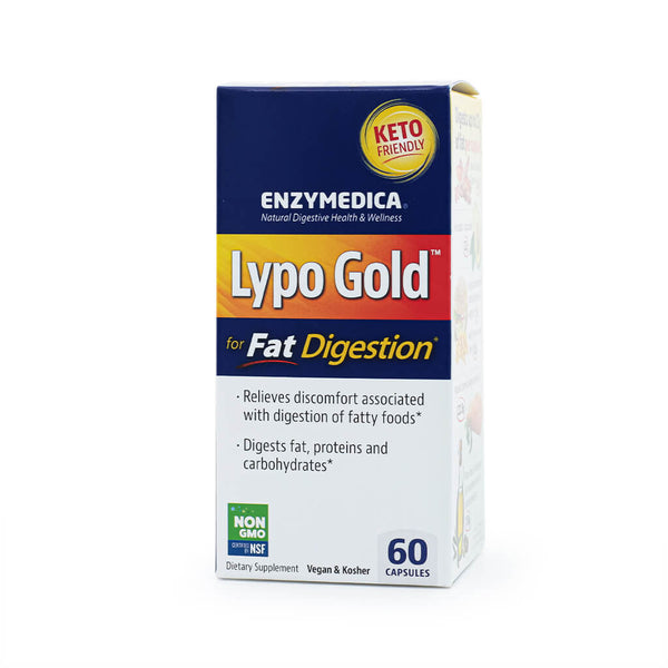 Lymph Diet ボディラップ 金色 Enzymedica Lypo Gold | Natural Support for Fat Digestion - The