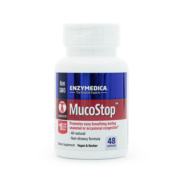 enzymedica mucostop™ 48 capsules