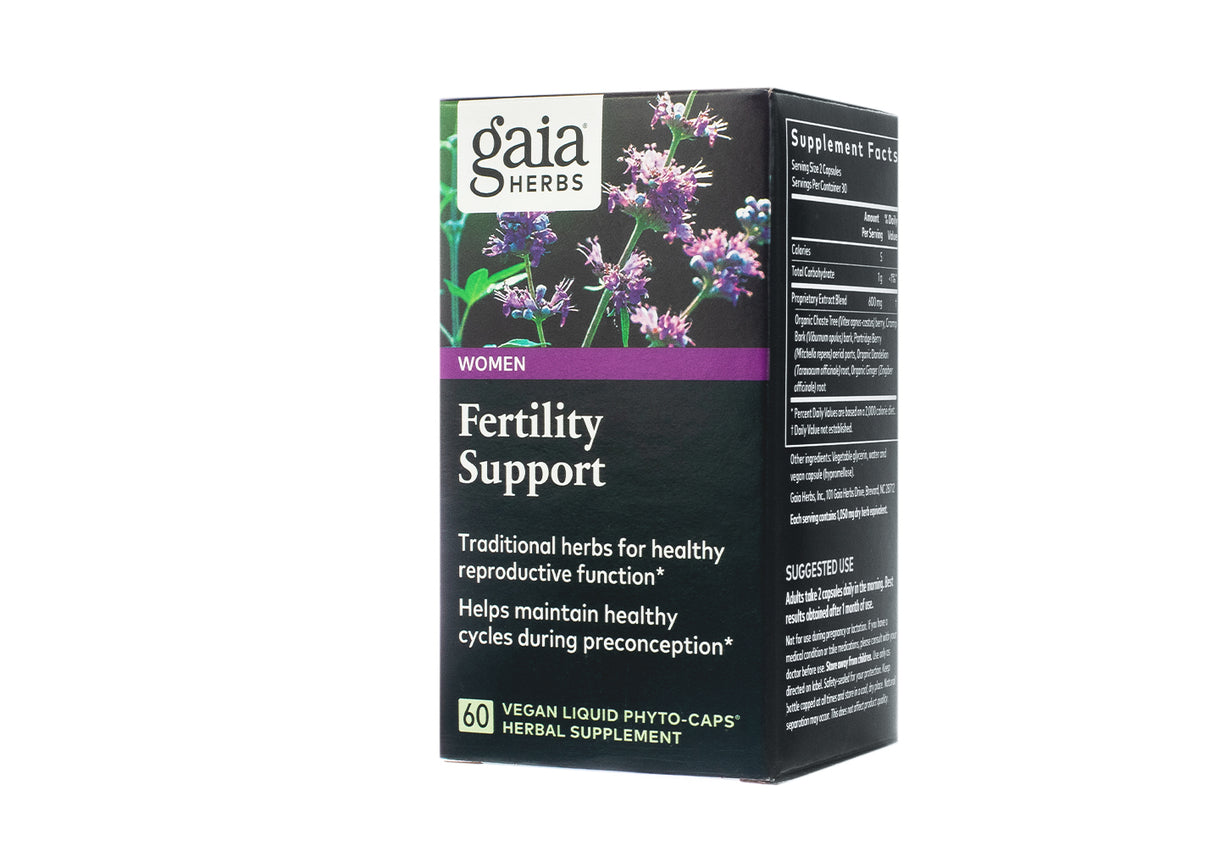 gaia herbs fertility support for women 60 vegan liquid capsules 30 day supply