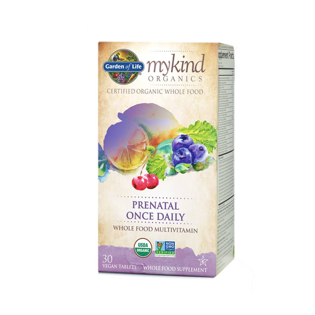 garden life mykind organics prenatal once daily 30 tablets