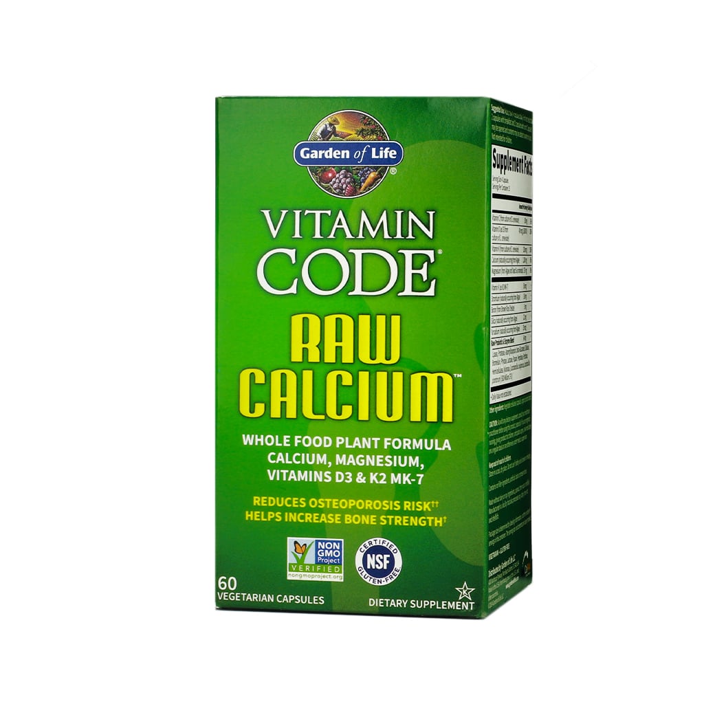 garden of life vitamin code raw calcium 60 capsules