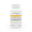 White bottle of Integrative Therapeutics Lipotropic Complex™, labeled “Comprehensive Liver Support,” containing 90 capsules. The clean design features a yellow stripe and highlights its role as a dietary supplement for liver health.