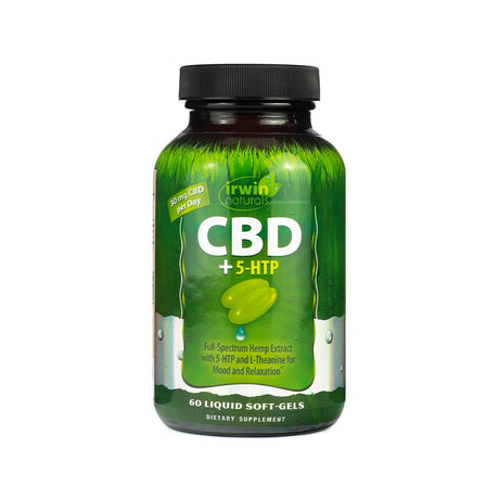 irwin naturals cbd + 5-htp 60 softgels