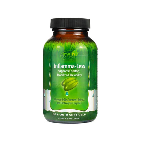 irwin naturals inflamma less 80 liquid soft gels 40 day supply