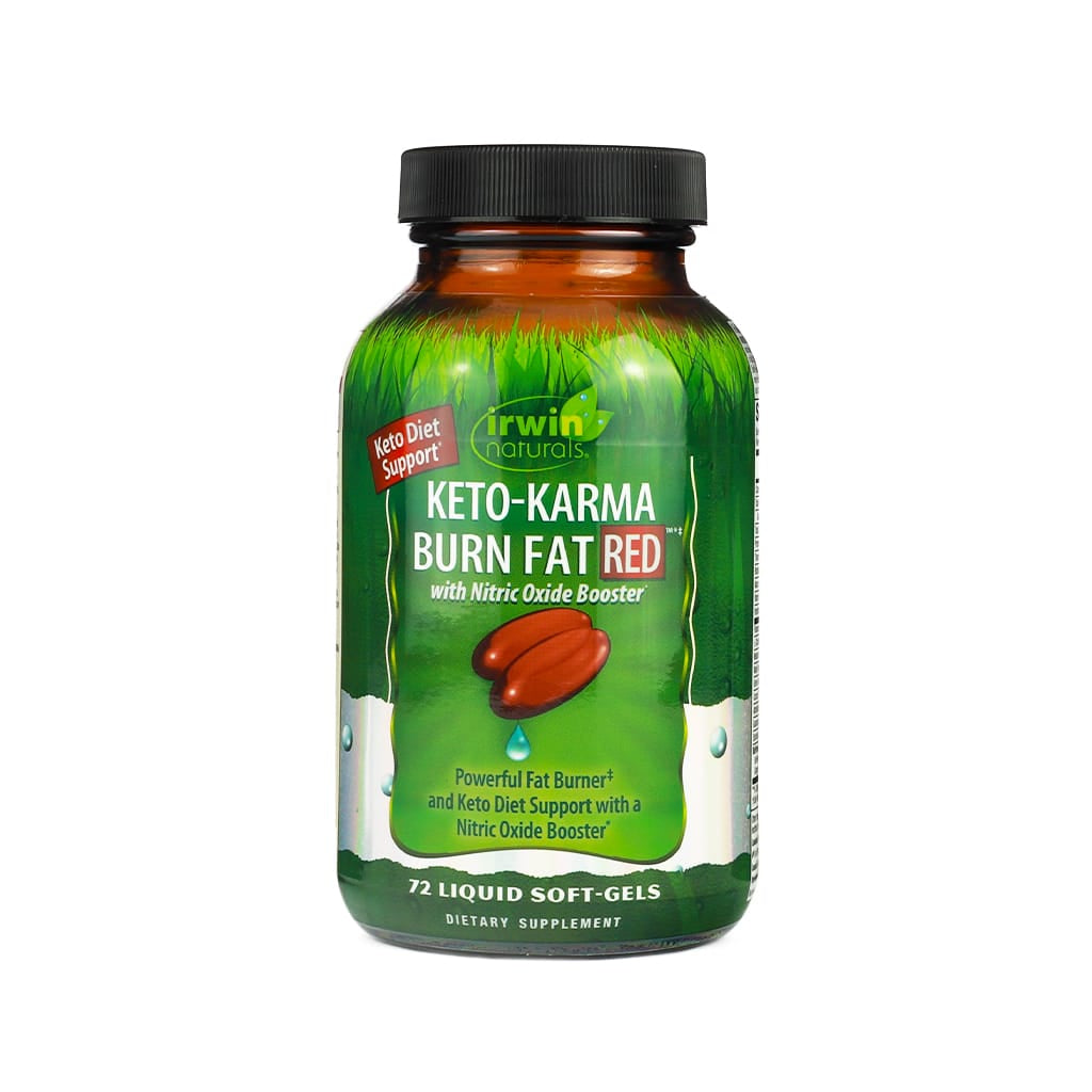 irwin naturals keto karma burn fat red 72 liquid soft gels 24 day supply