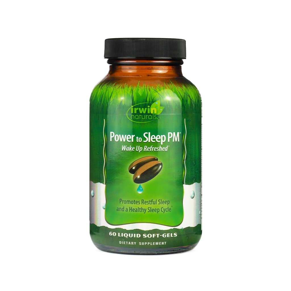 irwin naturals power to sleep pm 60 liquid soft gels 30 day supply