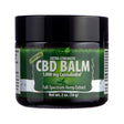 Irwin Naturals CBD Balm 1000mg Menthol, front label highlighting menthol-infused CBD balm designed for soothing relief and cooling sensation.