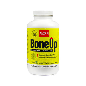 Jarrow Formulas Bone-Up 360 capsules white bottle with bright yellow label, value size dietary supplement