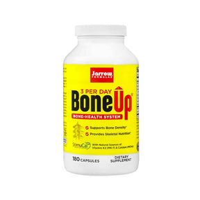 Jarrow Formulas Bone-Up Three Per Day 180 capsules white bottle with yellow label dietary supplement