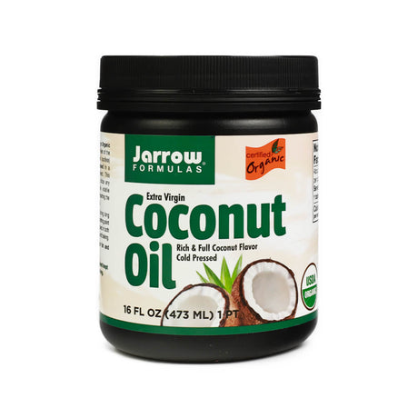 jarrow formulas coconut oil 100% organic (extra virgin) 16 fluid ounces