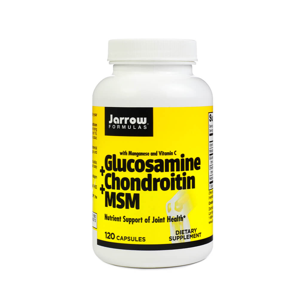 jarrow formulas glucosamine + chondroitin + msm 120 capsules