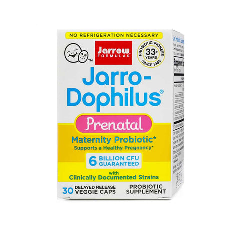 jarrow formulas jarro-dophilus prenatal probiotic 30 capsules