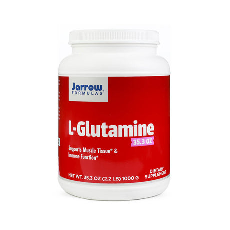 jarrow formulas l-glutamine powder 1000g 35.3 ounces 500 servings