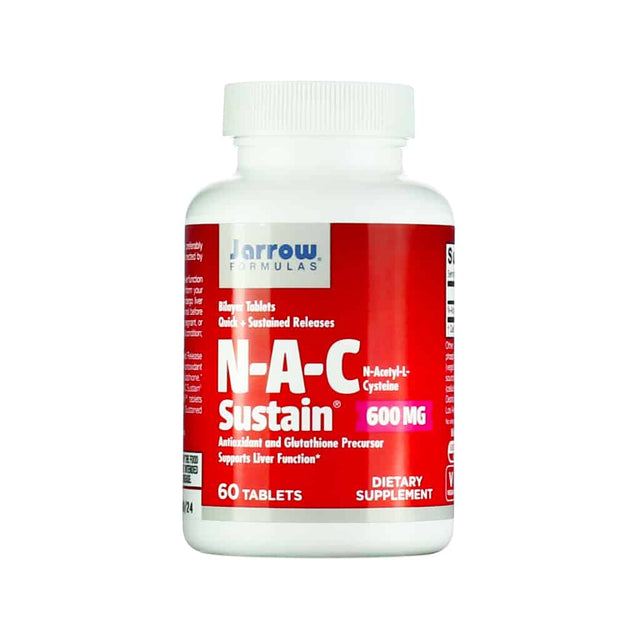 jarrow formulas nac sustain 60 tablets 2 month supply