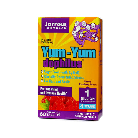 jarrow formulas yum yum dophilus® 1 billion 60 chewable tablets