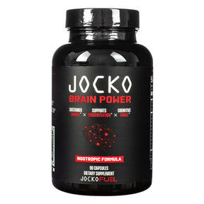 Jocko Brain Power black bottle, 90 capsules dietary supplement with black and red label