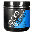 Jocko Pre-Workout Blue Raspberry powder black tub with blue label, 30 servings, 18.84 oz dietary supplement