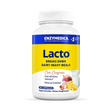 Enzymedica Lacto 90 capsules bottle with yellow and blue label, enzymes for dairy-heavy meals