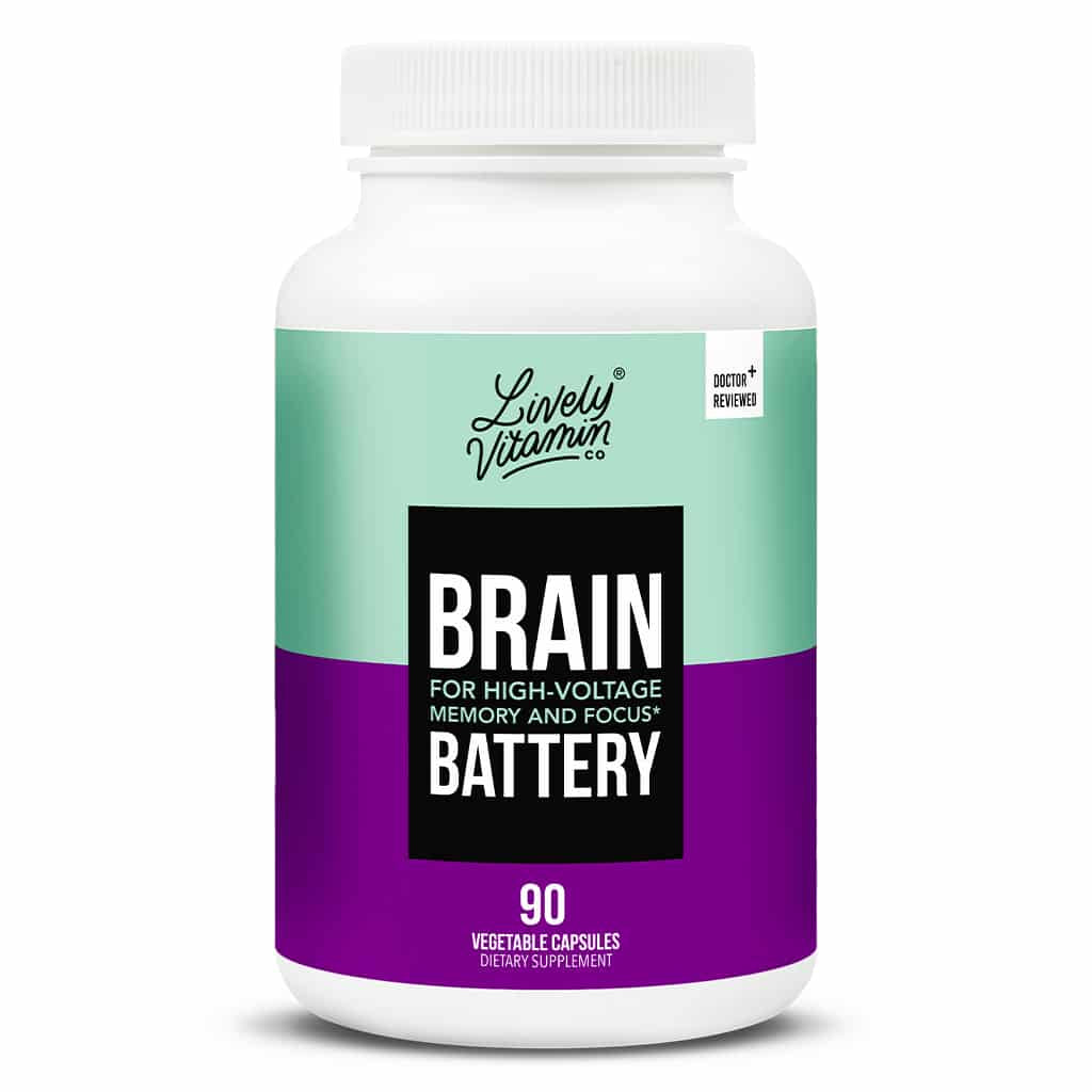 Lively Vitamin Co. Brain Battery 120 capsules