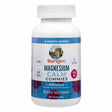 Front of MaryRuth's Magnesium Calm Gummies 60 count in a sugar-free hibiscus flavor. Aids in relaxation and calmness, made with an agar-based and vegan formula.