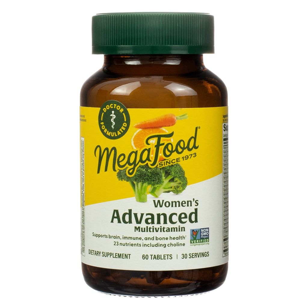 MegaFood Women's Advanced Multivitamin 60 tablets 1 month supply