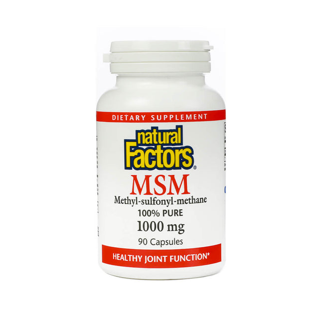 natural factors msm 1,000mg 90 capsules