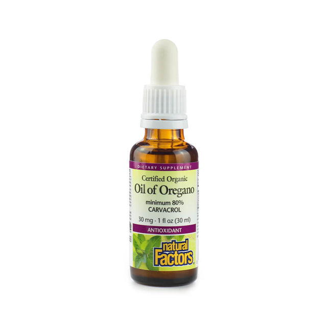 natural factors organic oil of oregano 30 mg liquid 1 fluid ounce