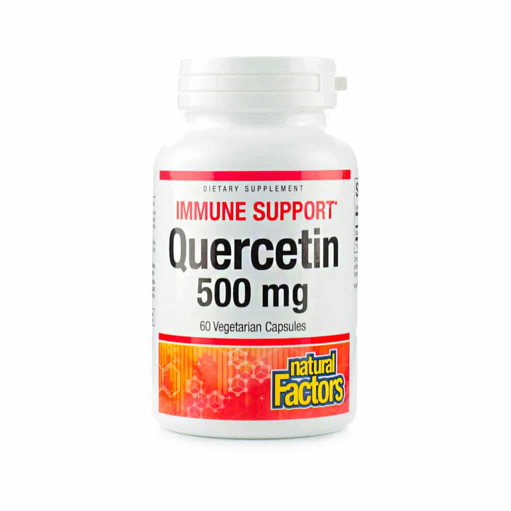 natural factors quercetin 500mg 60 capsules