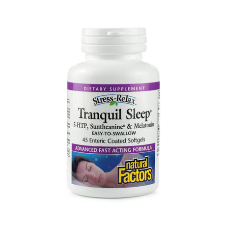 natural factors stress-relax® tranquil sleep 45 softgels