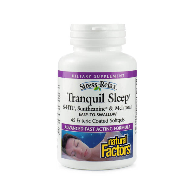 natural factors stress-relax® tranquil sleep 45 softgels