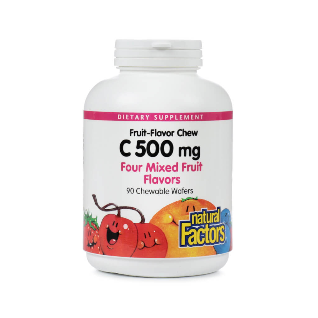 Natural Factors Vitamin C 500mg Fruit-Flavor Chew