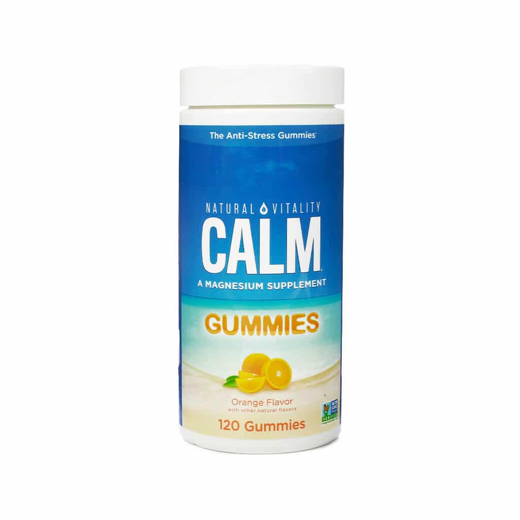 Natural Vitality Natural Calm Gummies - Orange 120 gummies 30 day supply