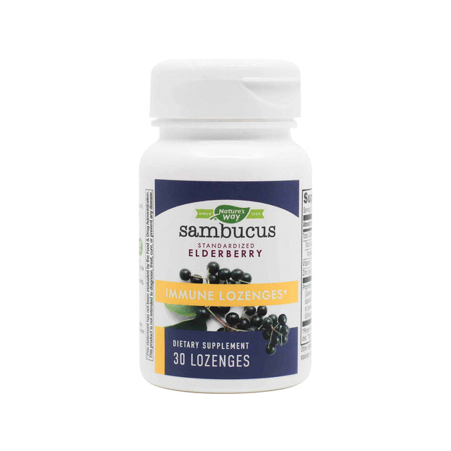 nature's way sambucus immune lozenges 30 lozenges 30-day supply