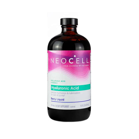 neocell hyaluronic acid liquid 16 fluid ounces berry liquid 32 servings