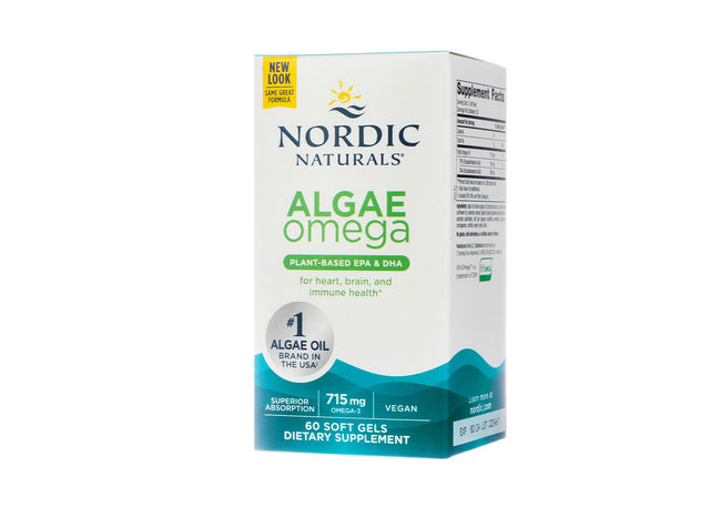 nordic naturals algae omega 60 softgels 1 month supply